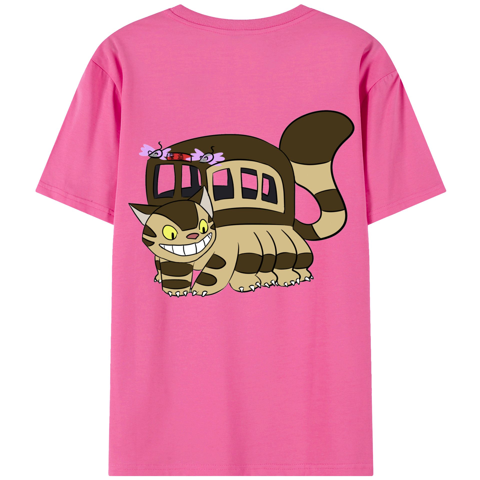 （画像用） となりのトトロ 草壁メイ 草壁サツキ My Neighbor Totoro Satsuki Kusakabe Mei Kusakabe レディース半袖Tシャツ(バックプリント)